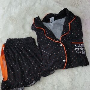 🎃 Black and Orange HALLOWEEN Pajamas